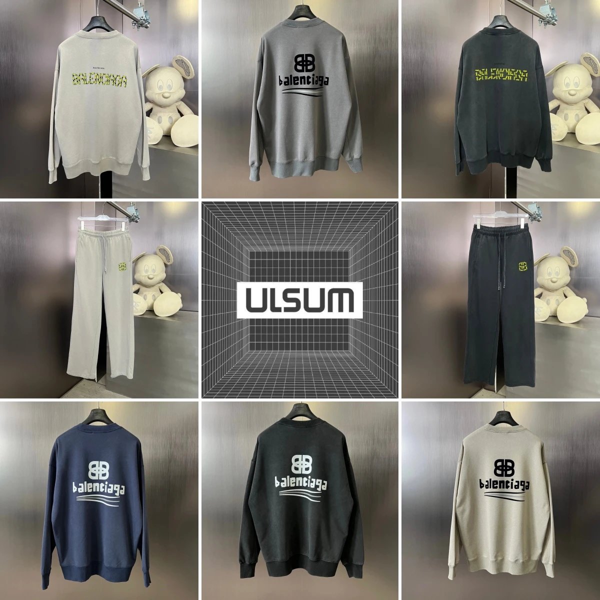 2025ss ULSUM Store Bg tracksuit sweat suit

