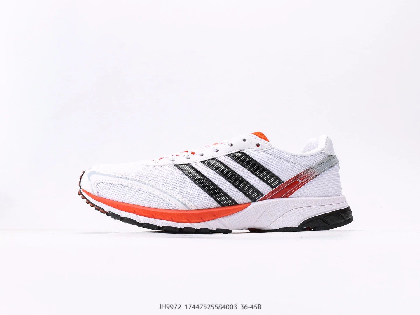 Adidas Adizero White Red Mesh Retro Running Shoes
