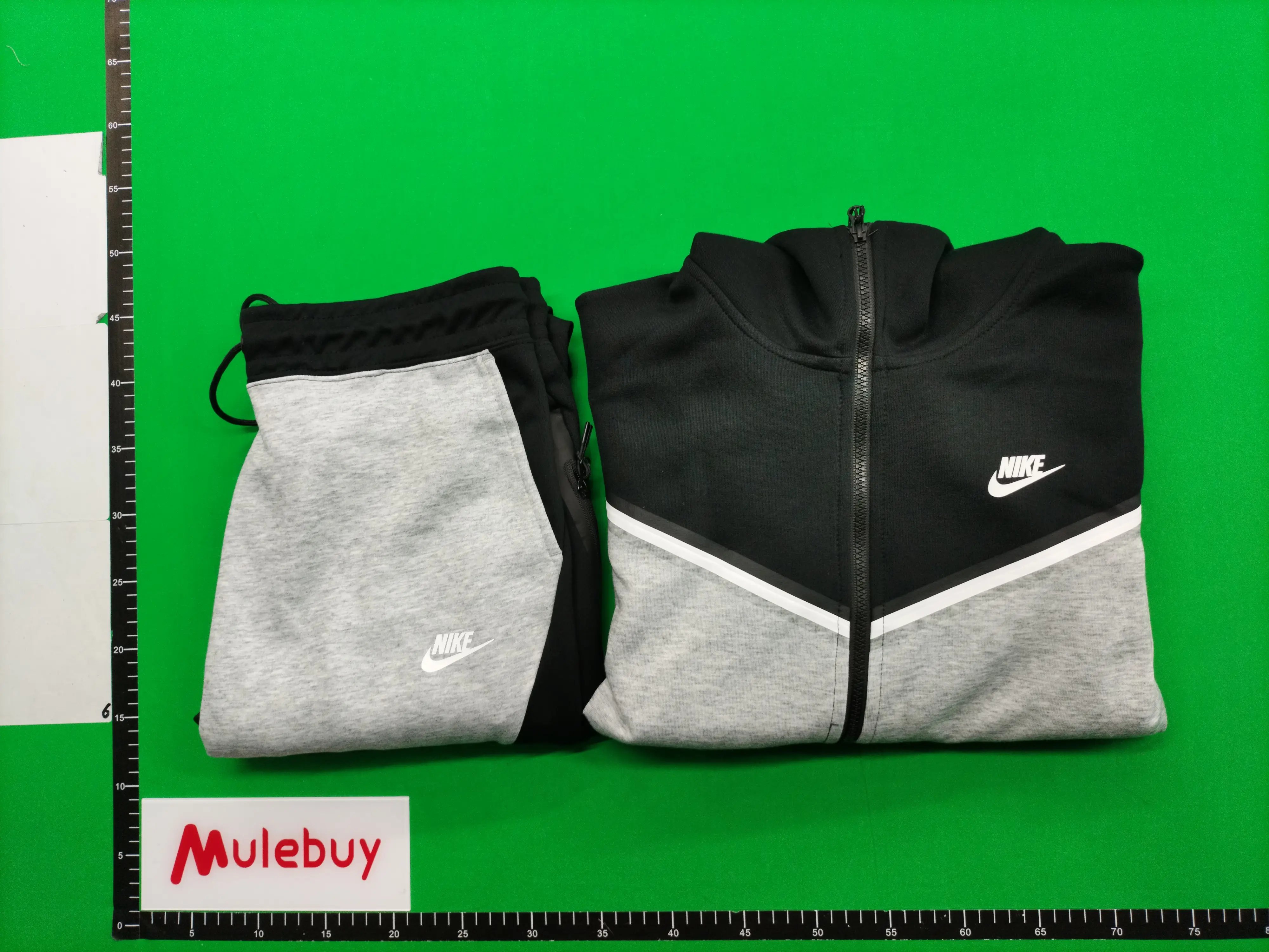 Black and Grey Nike Tracksuit Set