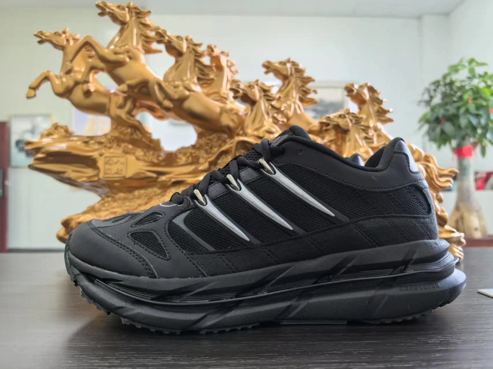 Adidas Repetitor Black Running Shoes - 1