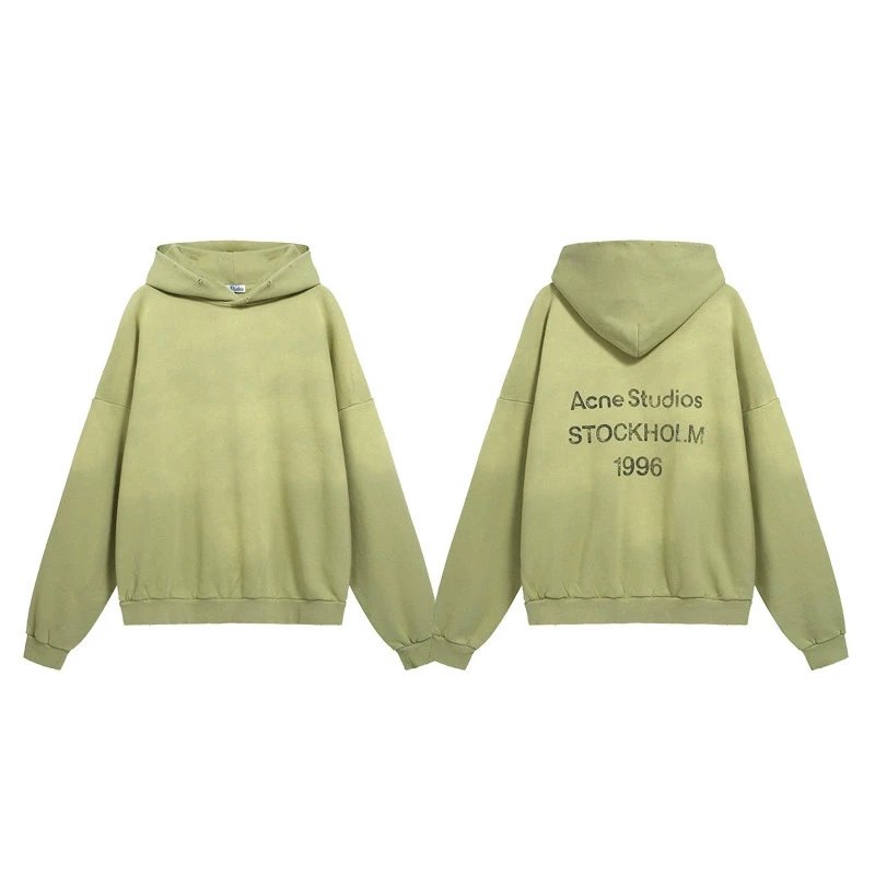 AC Washed Distressed 1996 Letter Hoodie photo 6