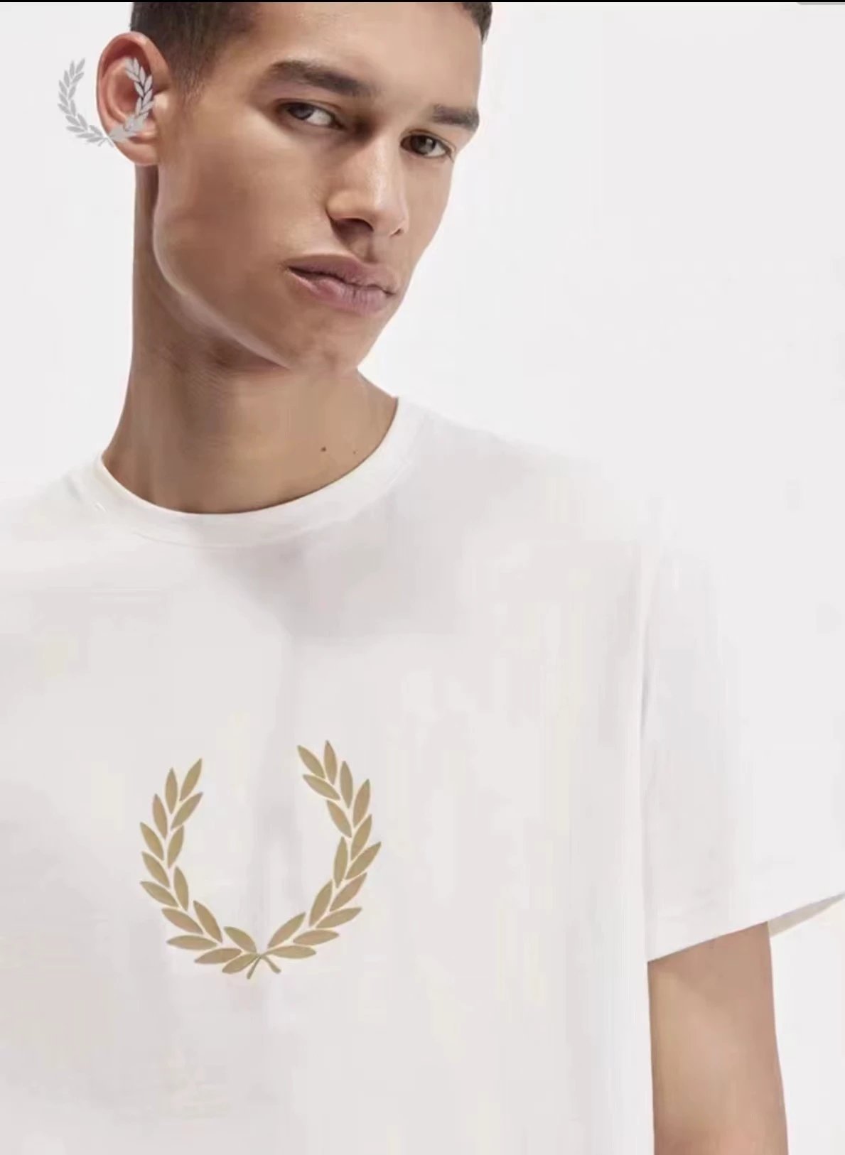 2024 FRED PERRY Men's Slim Fit Pure Cotton Comfort Crew Neck T-Shirt