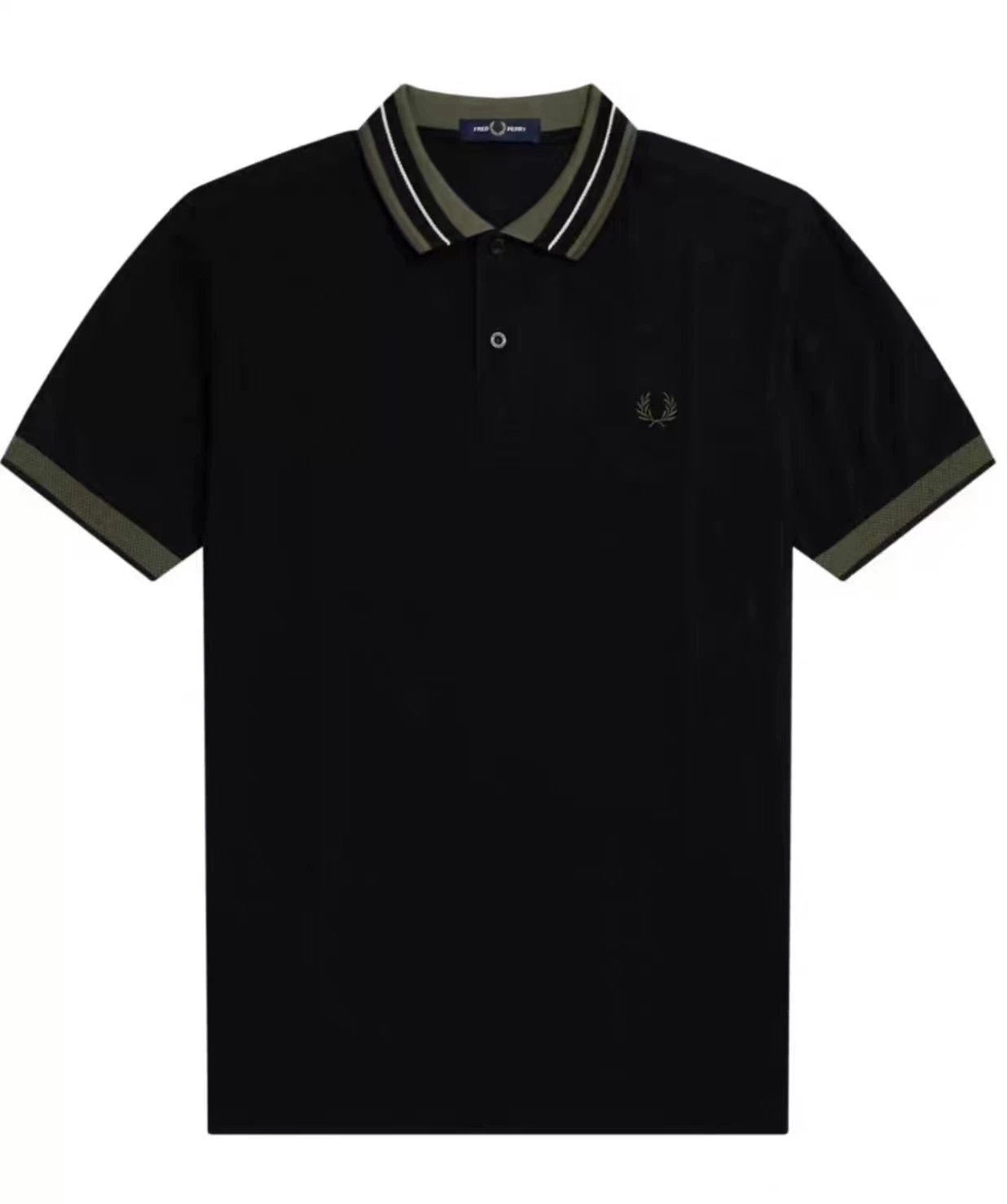 Black with Green Collar