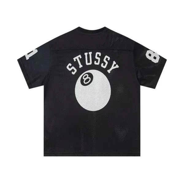 Stussy 8-Ball Mesh Jersey Black - 1