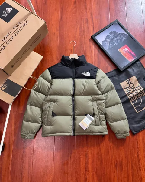 The North Face 1996 Retro Nuptse Jacket Olive Green Down Jacket - 1