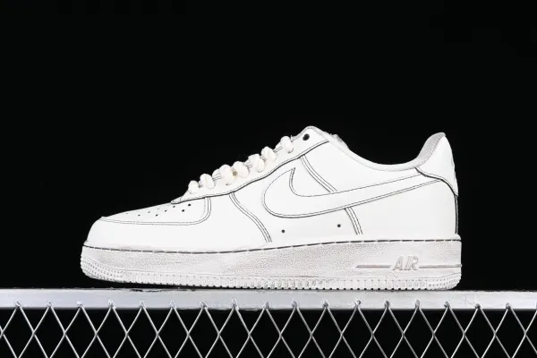 Nike Air Force 1 Low 'Outline' White Sneakers - 1