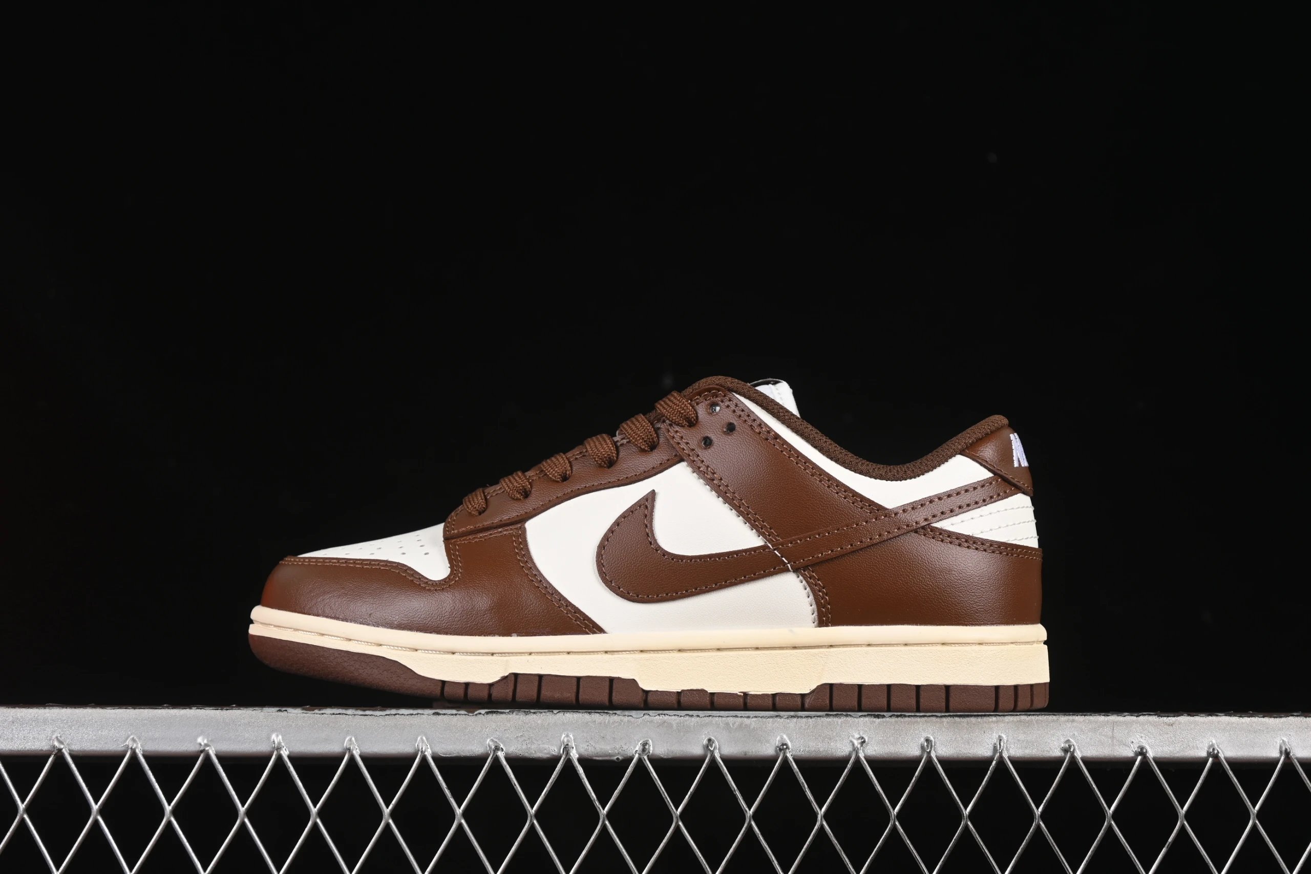Nike Dunk Low Brown and White Sneakers