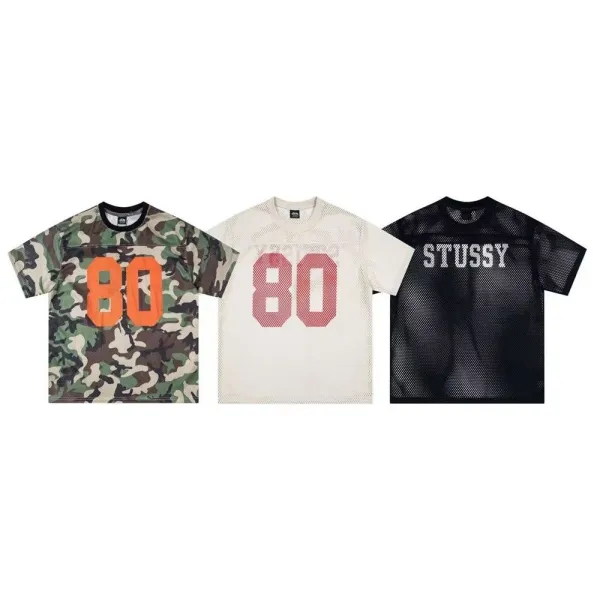 Stussy 8-Ball Mesh Jersey White - 12