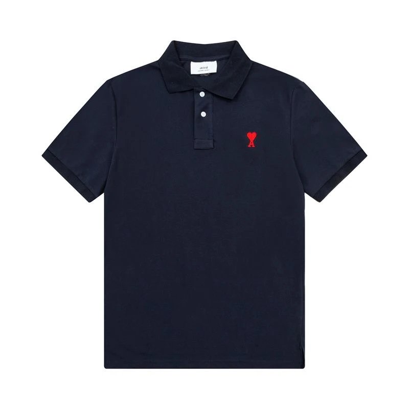 Comme des Garçons Play Heart Logo Purple Polo - 13