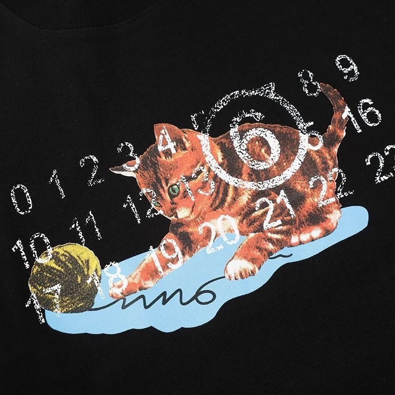 Maison Margiela Handprint Numeric T-Shirt Black - 12