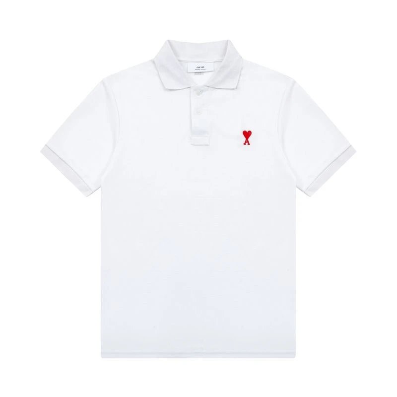 Comme des Garçons Play Heart Logo Purple Polo - 15