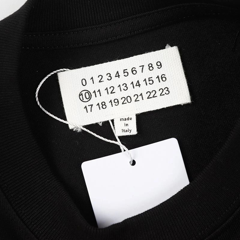 Maison Margiela Handprint Numeric T-Shirt Black - 11