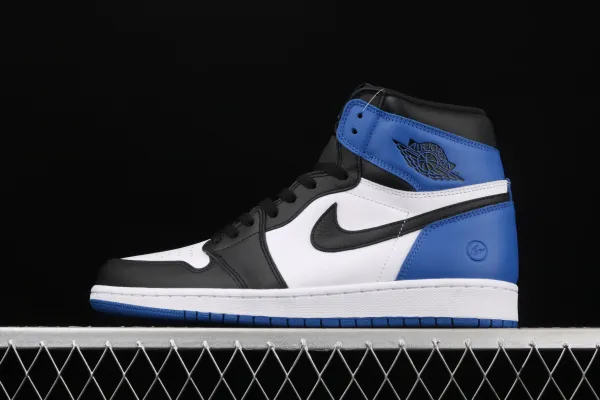 Air Jordan 1 High OG Royal Blue White Black Sneakers - 1