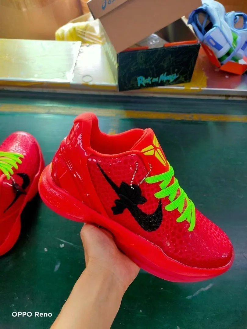 Nike Kobe 6 ZK6 Red Basketball Shoes FV4921-600