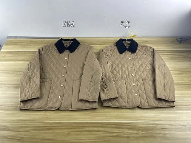【高定版】巴宝莉BBR 24款内里战马标 黄金棉服外套