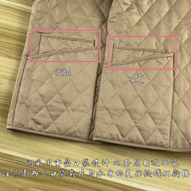【高定版】巴宝莉BBR 24款内里战马标 黄金棉服外套