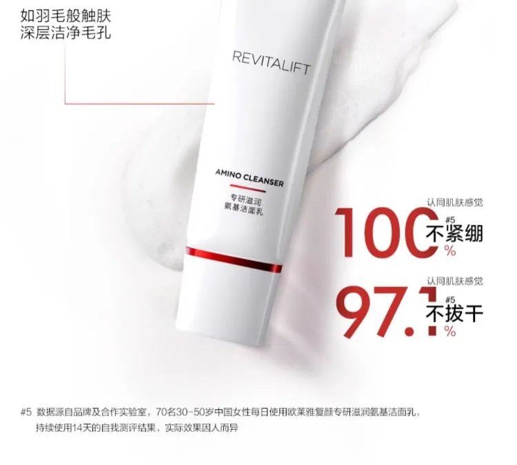 [Medical Beauty Warehouse] L'Oreal Specialized Moisturizing Amino Cleanser 30/125ml/tube