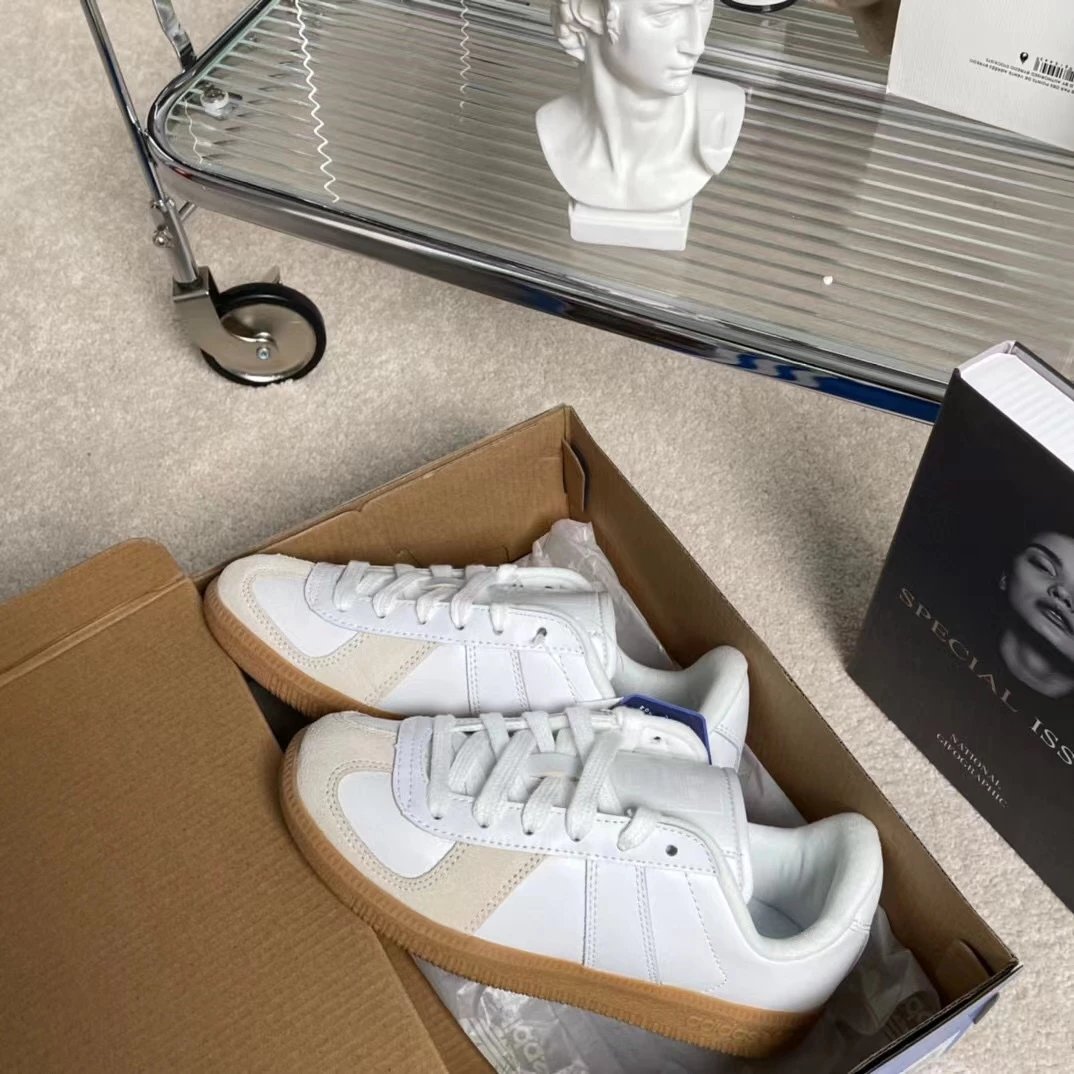 Adidas Samba OG Purple White Green Sneakers - 33