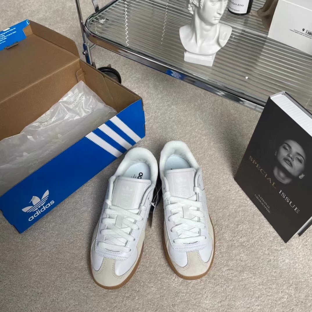 Adidas Samba OG Purple White Green Sneakers - 28
