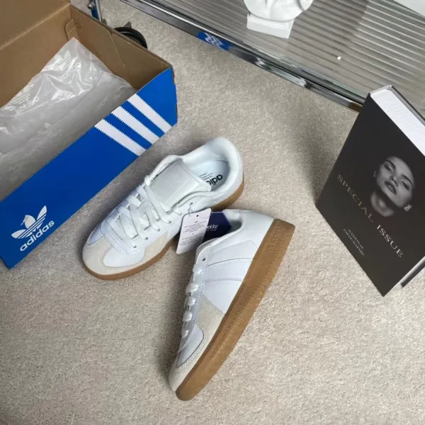 Adidas Samba OG Purple White Green Sneakers - 29
