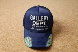 thumbnail for 特价全新处理现货 gallery dept 油漆字母网眼货车帽弯檐帽 男女  6-4