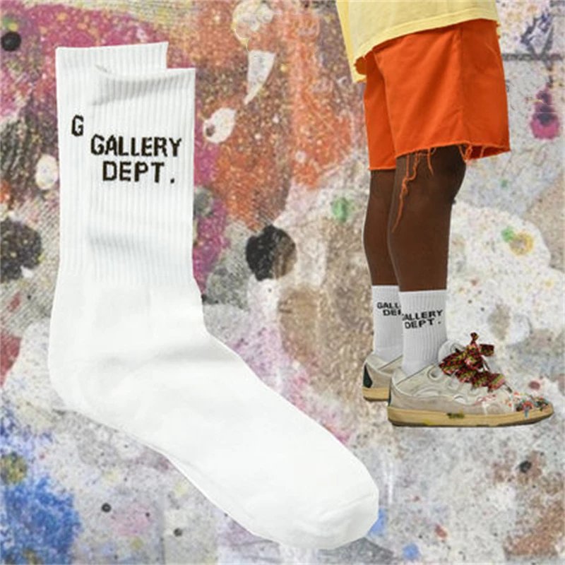 Gallery Dept. Ribbed Crew Sock Yellow Socks - 5