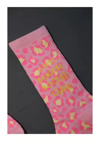 Anti Social Social Club Leopard Print Socks - 5