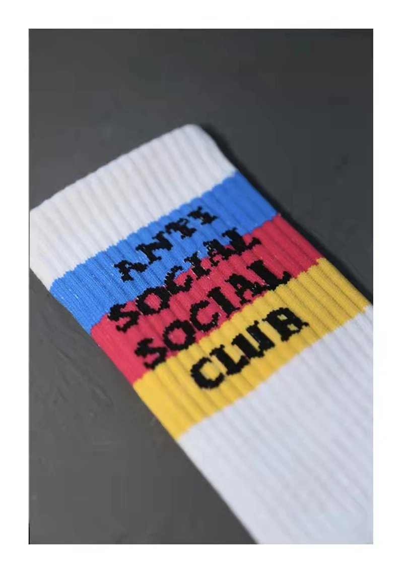 Anti Social Social Club Leopard Print Socks - 7