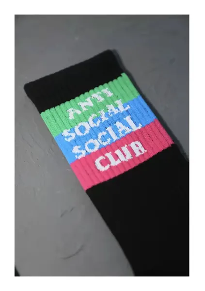 Anti Social Social Club Leopard Print Socks - 4