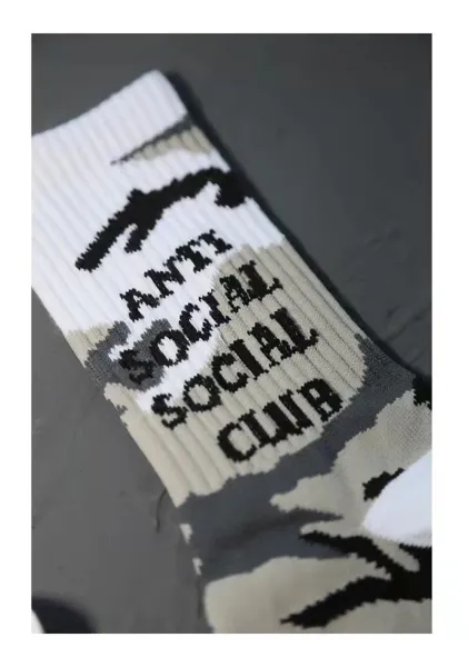 Anti Social Social Club Leopard Print Socks - 9