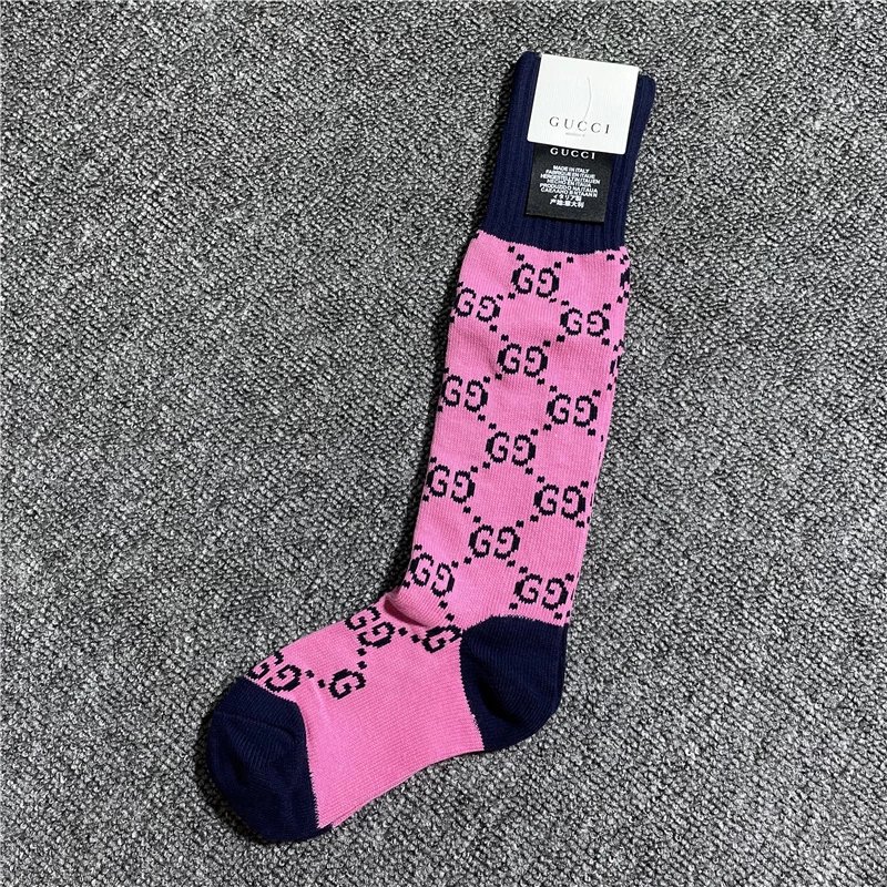 Gucci Socks GG monogram crew image 4