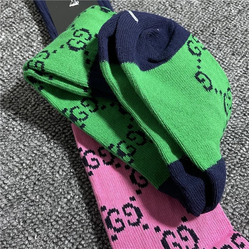 Gucci Socks GG monogram crew image 3