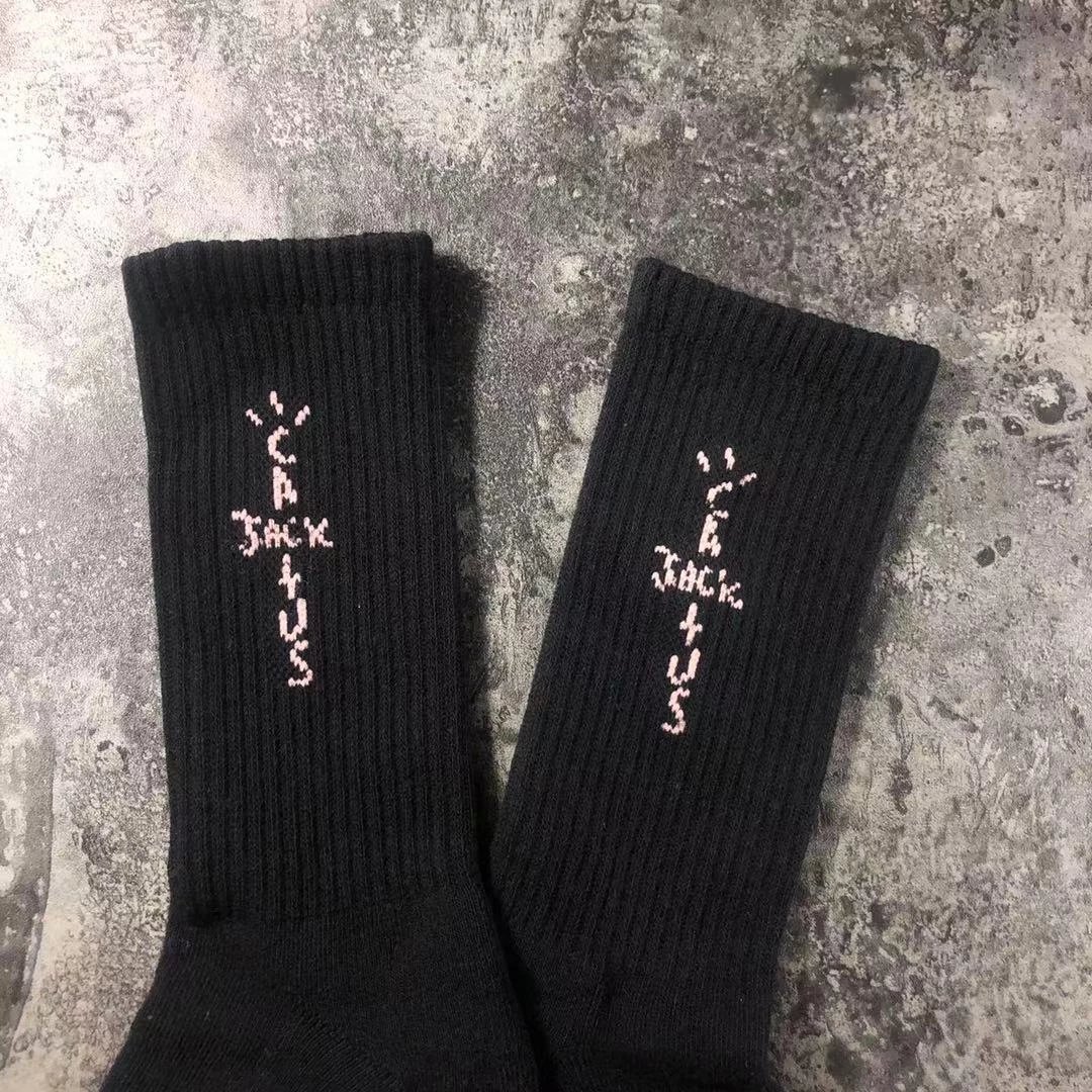Cactus Jack Logo Socks Blue - 5