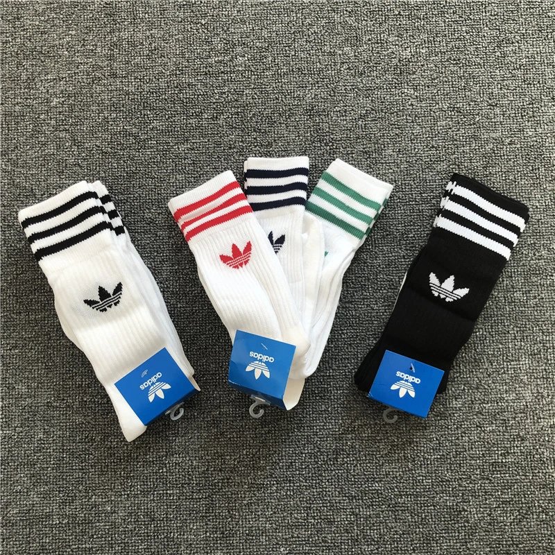 Item Thumbnail for AD Three pairs socks2021 new multiple pairs of the same cotton sports socks basketball socks mid-tube breathable and sweat-absorbing