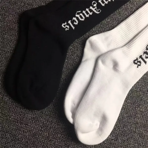 Palm Angels Logo Socks Black - 6