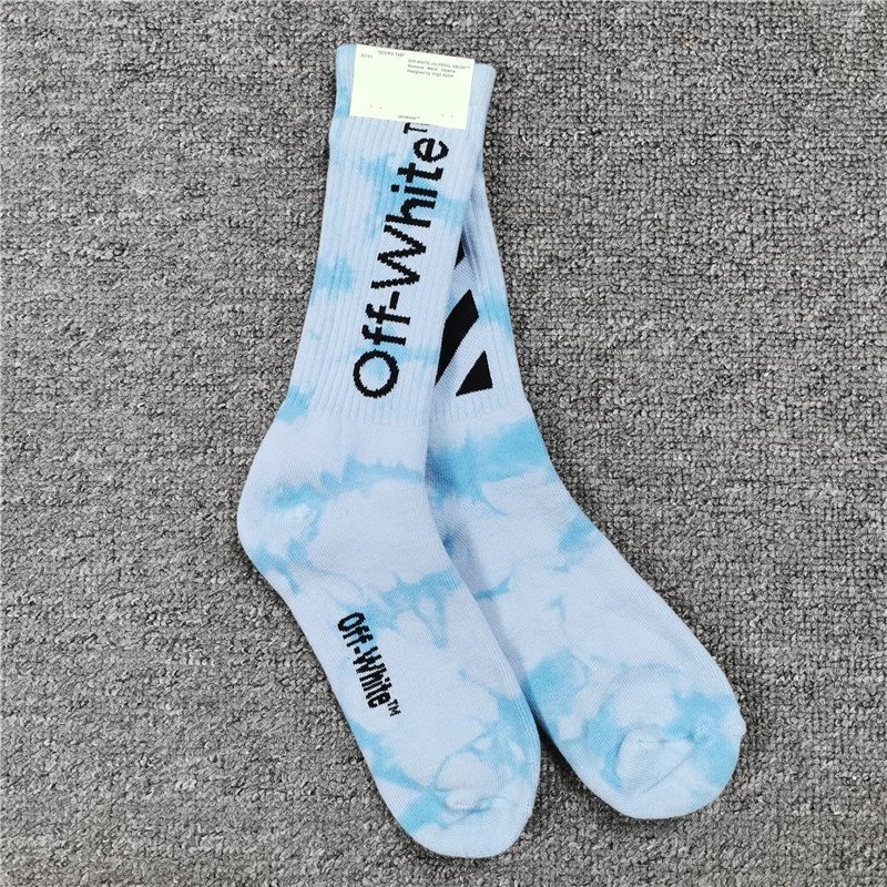 Off-White Tie-Dye Socks Green - 8
