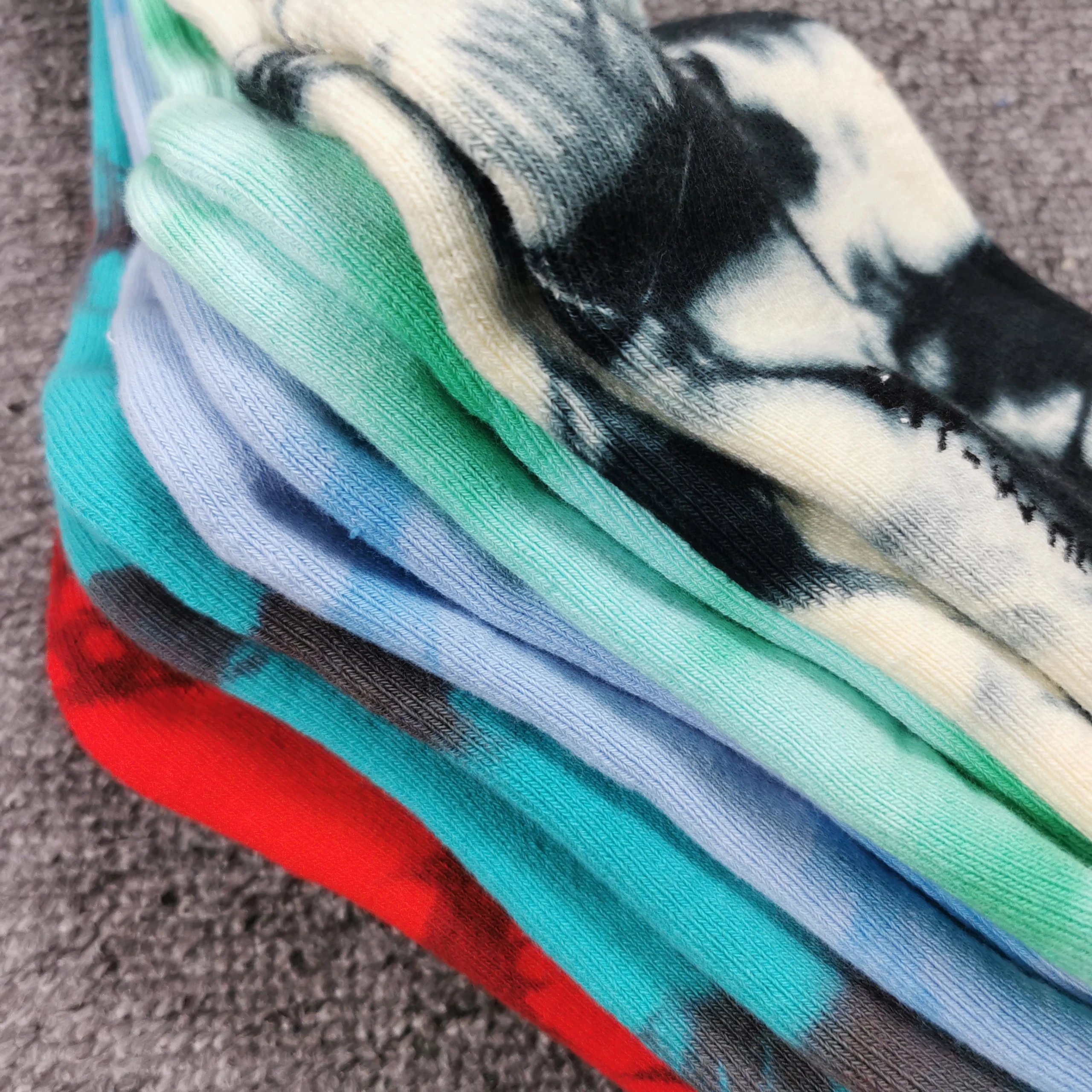 Off-White Tie-Dye Socks Green - 4