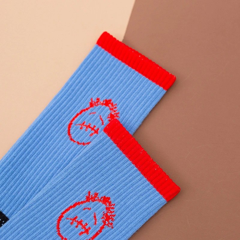 Travis Scott x Nike Socks Pink and Black Crew Socks - 6