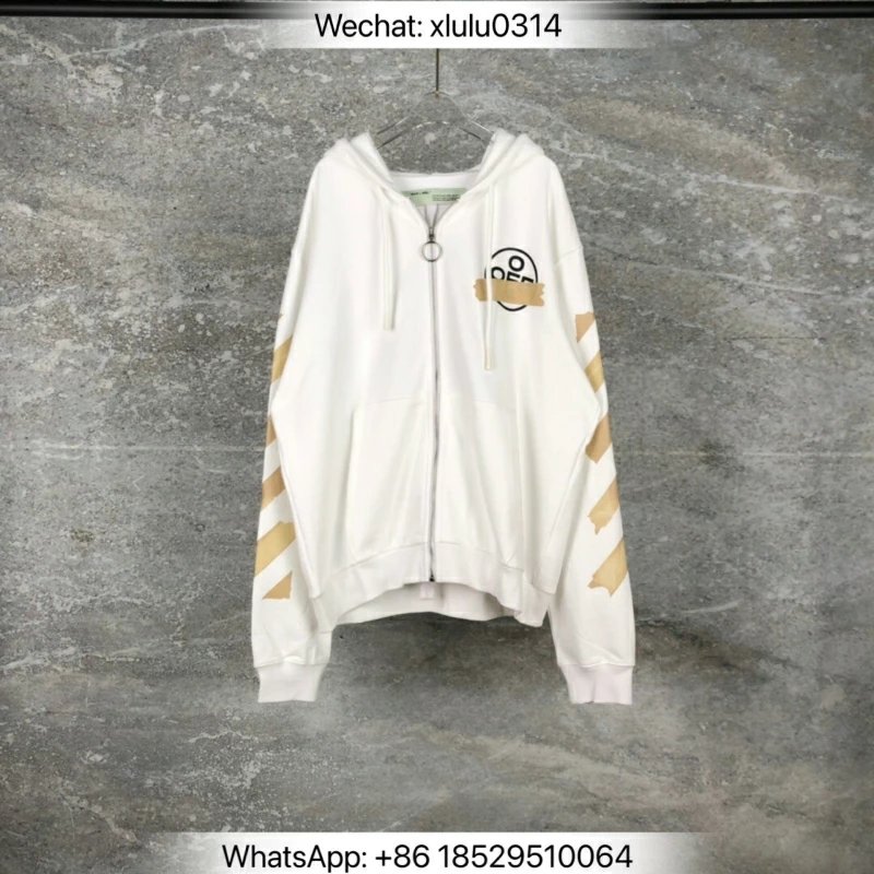 Jasonreps ow tape zipper jacket