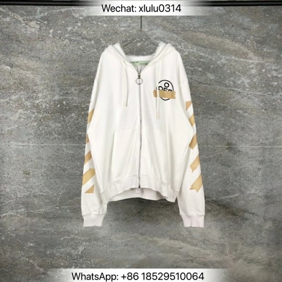 Jasonreps ow tape zipper jacket