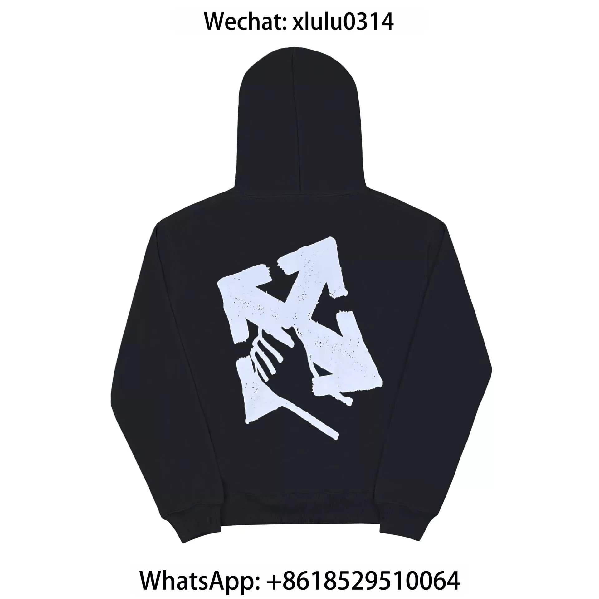 Jasonreps Ow Palm Arrow Hoodie
