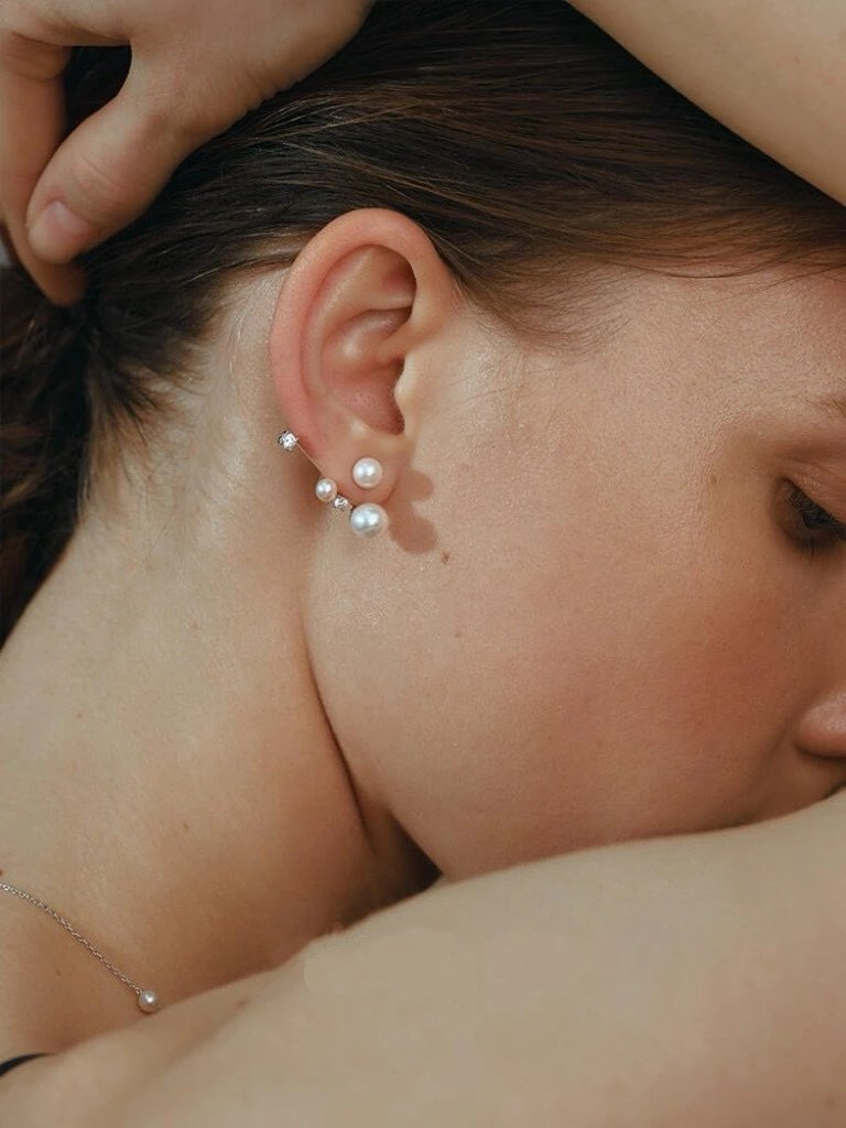 Al*dia cosmic interstellar pearl earrings
