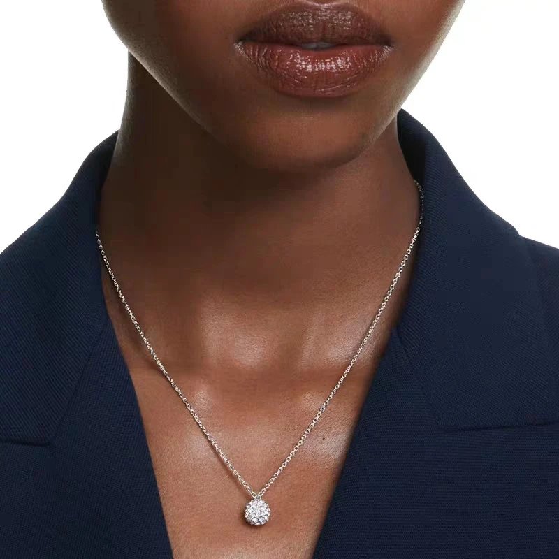 Swarovski simple planet necklace