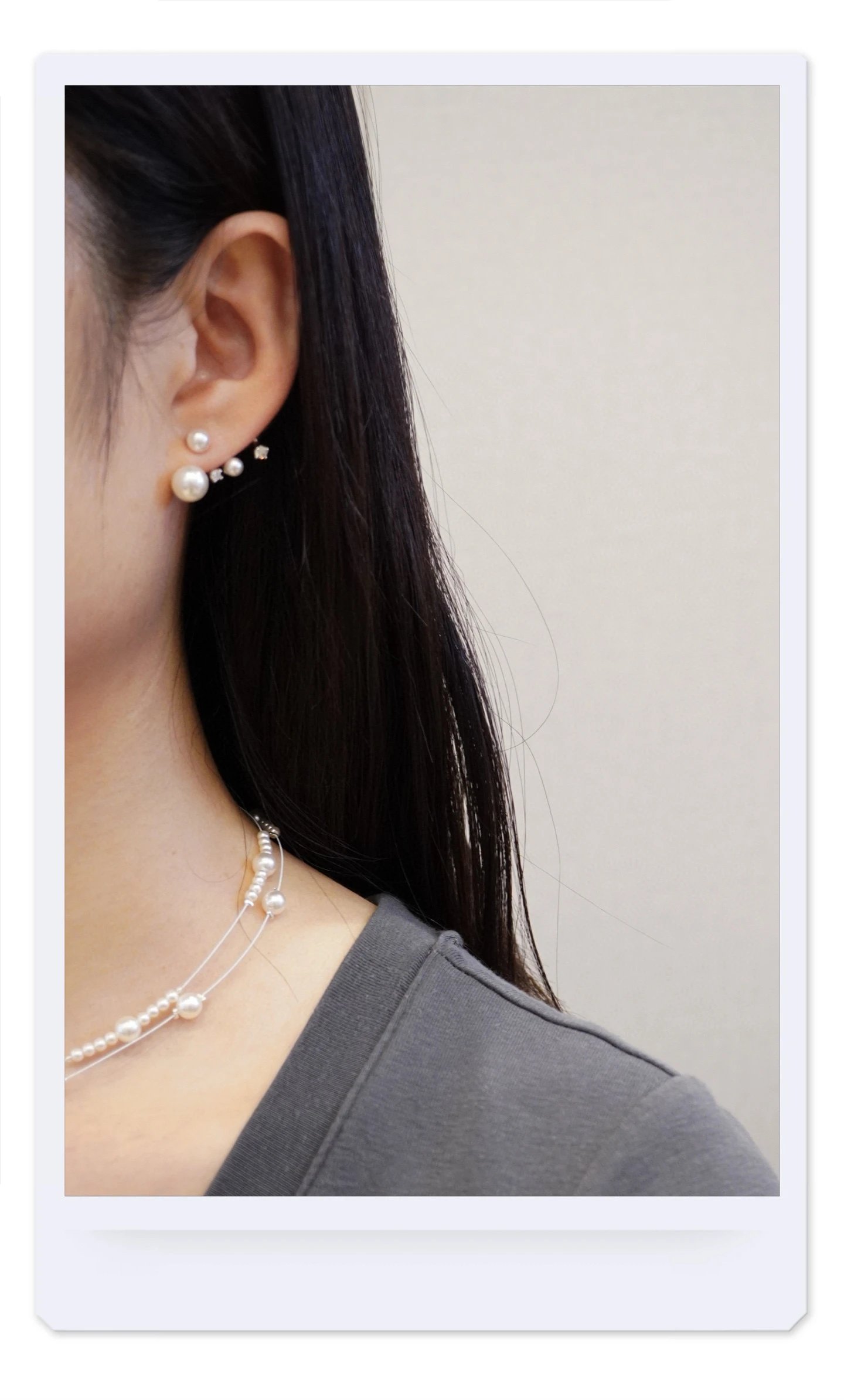 Al*dia cosmic interstellar pearl earrings