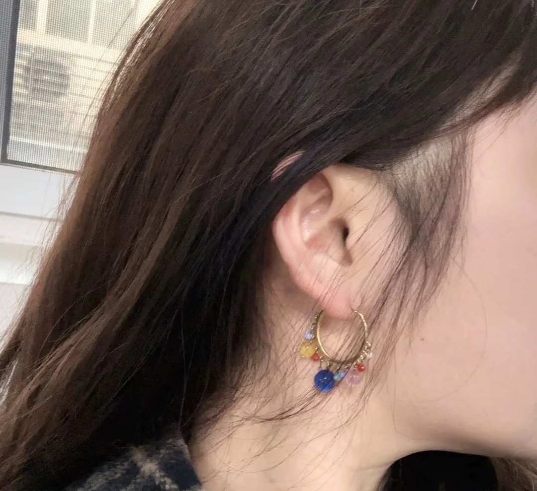 Dilireba and Mencius same style sweet candy necklace & bracelet & earrings