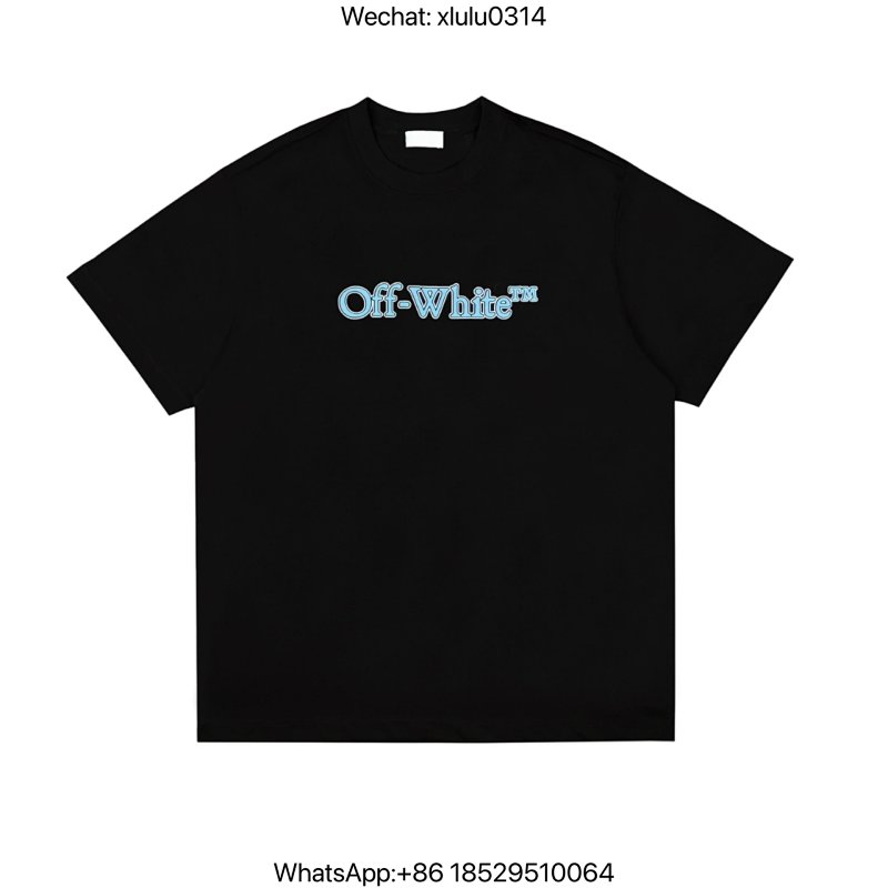 Ow新款基础标语短袖