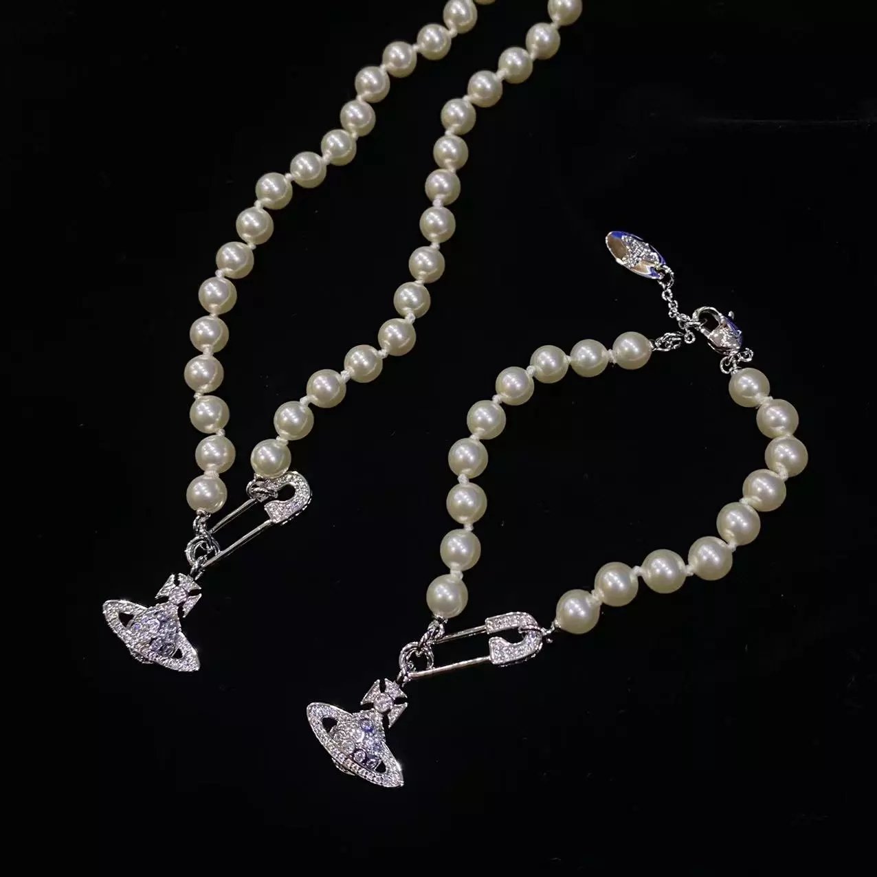 Star Pin Necklace/Bracelet Silver
