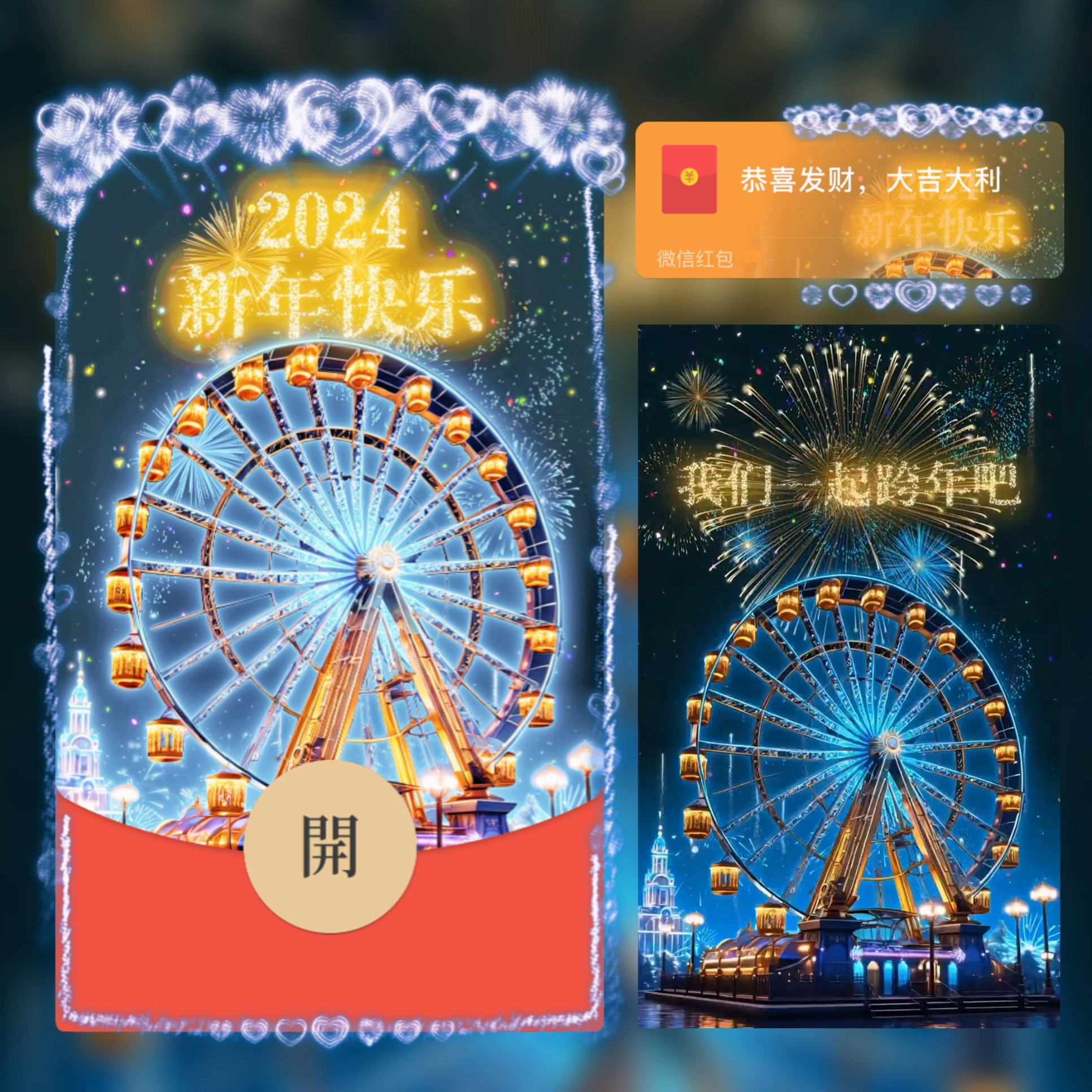 【红包封面】2024新年快乐