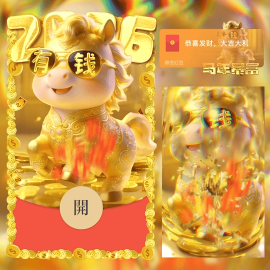 2026马年暴富/新年快乐/动态/LM红包封面皮肤