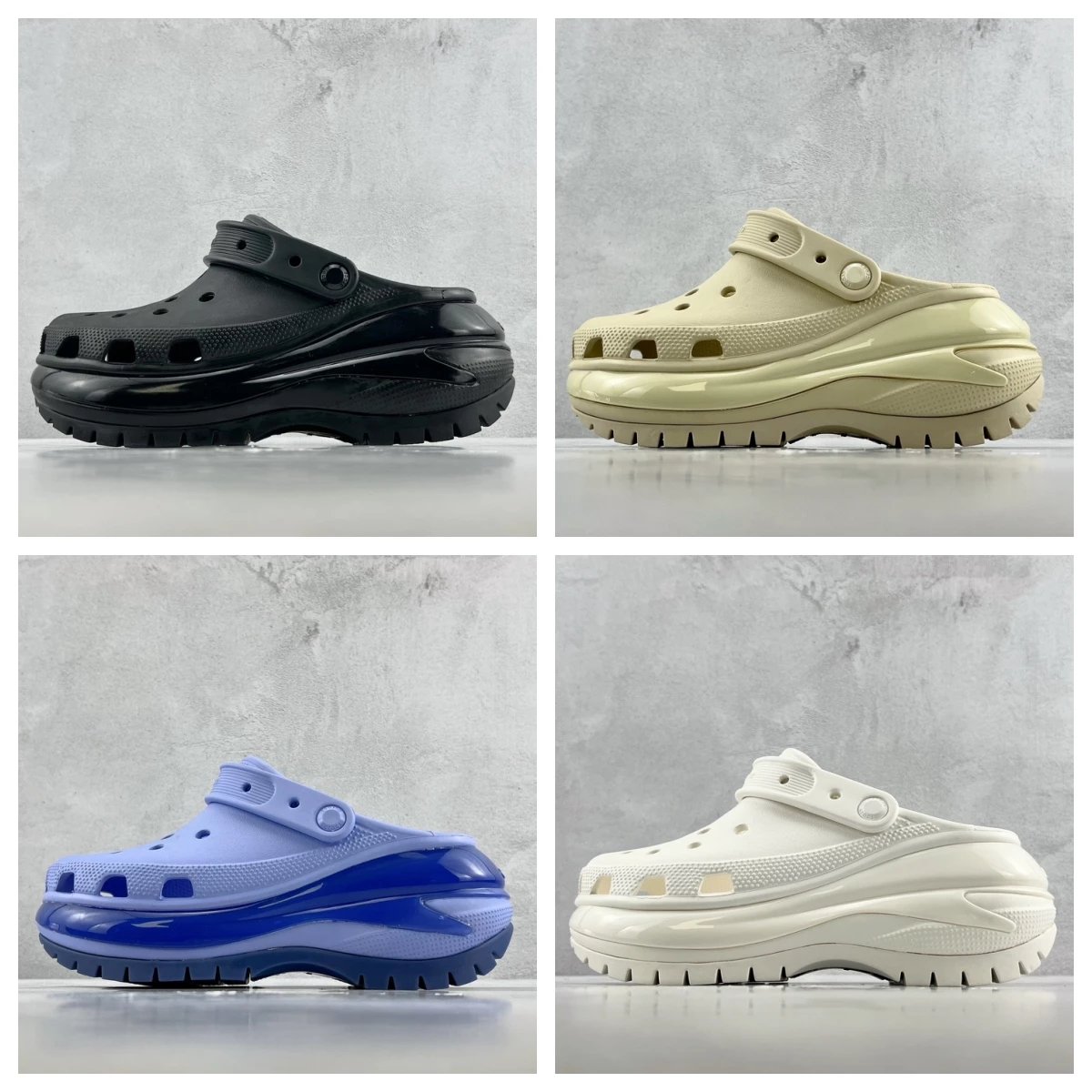 Crocs Multi-color Platform Clogs Casual Shoes
